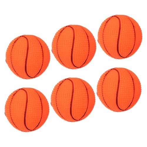 HOUDERCO Kauspielzeug Für Hunde Interaktives Quietschspielzeug Basketball Ball Für Kleine Hunde Sportliches Hundespielzeug Für Lustige Übungen Und Gemeinsames von HOUDERCO