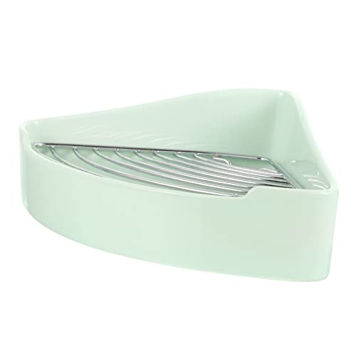 HOUDERCO Keramiktoilette für kleine Haustiere Hund Hängematte Pellets für Haustiere Sitz Windeln Welpe Hamster klo kaninchentoilette Hamsterklo Katzentoilette Kaninchen Töpfchen Light Green von HOUDERCO