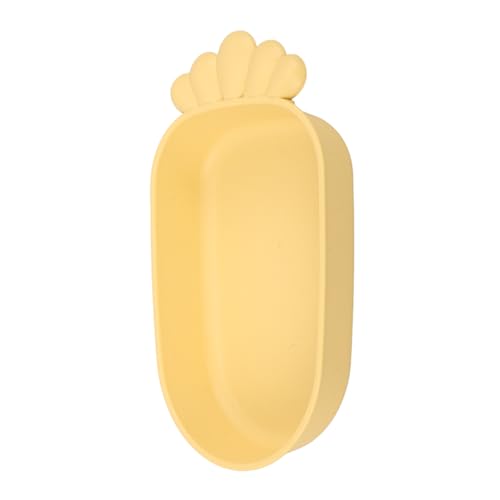 HOUDERCO Papagei Badewanne Nur Vogelbadschale Vogelbäder Automatische Papageiendusche Becken Indoor-vogeltränke Für Ziervögel Hängendes Vogelbad Brunnen Wellensittichbad Yellow Plastik von HOUDERCO