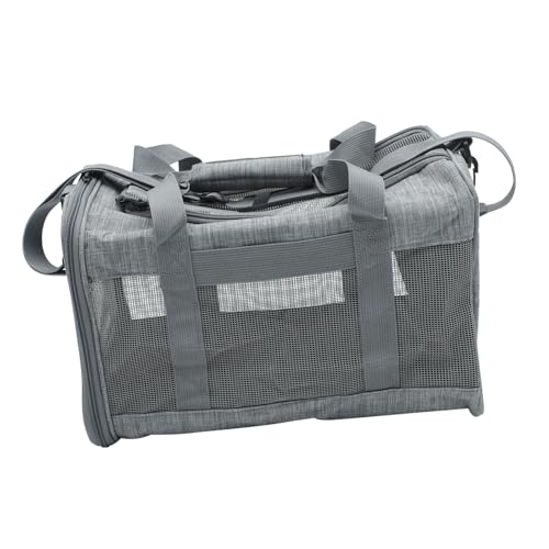 HOUDERCO Reise-mesh-katzenträger, Katzenträger, Katzen, Reisetasche, Katzen-Tragetasche, Kleintier-Tragetasche von HOUDERCO