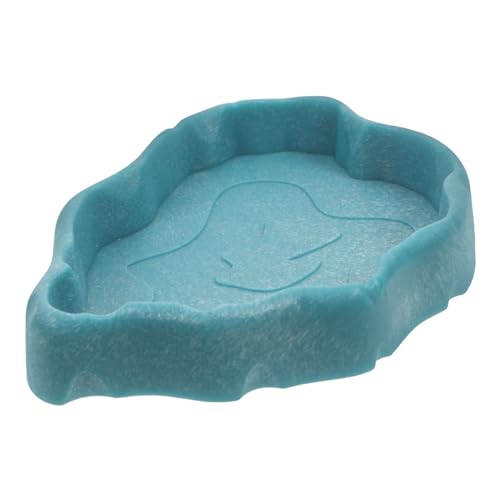 HOUDERCO Schildkröten-wasserschale Haustier-wasserschale Für Reptilien Bartagamen-Futter Platzsparendes Harz HOUDERCO Schildkröten-wasserschale Haustier-wasserschale Für Reptilien Bartagamen-Futter Platzsparendes Harz von HOUDERCO