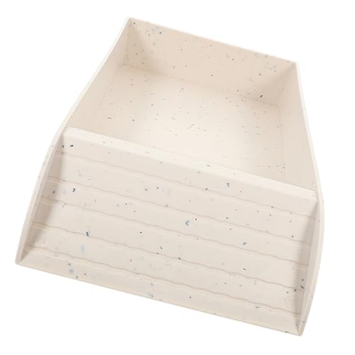 HOUDERCO Schildkrötenplattform für Aquarium Schildkrötenfutter schildkröten zubehör Reptilien zubehör Versorgung mit Aquarien Dekorationen für Aquarien Plastik Light Grey von HOUDERCO