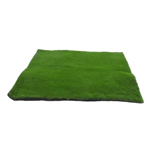 HOUDERCO Simulation Moos Rasen Künstlicher Teppich Fake-grasmatten-Teppich Bodenmatte Teppich Bionischer Teppich Teppiche Künstliches Moos Grasmatte Moos Strohmattenteppich Green Plastik von HOUDERCO