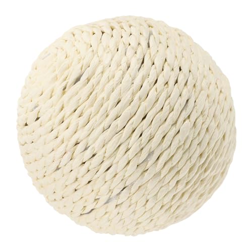 HOUDERCO Sisalkugel Ball Interactive cat Toy Katzen kratzkugel katzenspielzeig Katzen spielsachen katzenzubehör Kätzchenkratzer Katzenkratzer für zu Hause Katzenbedarf Hanfseil von HOUDERCO