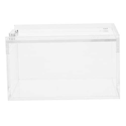 HOUDERCO Transparente Acryl Reptilienbox Haustierzuchtkäfig Für Reptilienhaltung Terrarium Für Spinnen Schlangen Und Geckos Stabiler Pet Box Behälter Hohe Transparenz von HOUDERCO