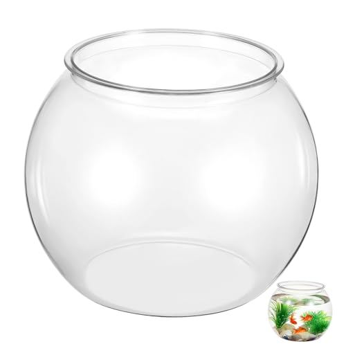 HOUDERCO Zierfischbecken hohzeitdeko wohnzimmerdeko Aqua Aquarium raumdeko für Fischbecken Panzer Glasvasen tischdeko Aquarium für Goldfische heimisches Fischglas das Haustier Transparent von HOUDERCO