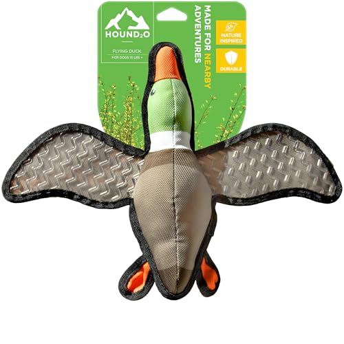 HOUND2O Plüsch-Outdoor-Spielzeug für Hunde, fliegende Ente, lustiges Jagdthema, langlebiges Hundespielzeug mit verspieltem Chuckler HOUND2O Plüsch-Outdoor-Spielzeug für Hunde, fliegende Ente, lustiges Jagdthema, langlebiges Hundespielzeug mit verspieltem Chuckler von HOUND2O