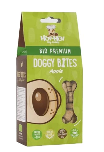 Hov-hov Bio Premium Doggy Bites Graanvrij Appel-100 GR von HOV-HOV