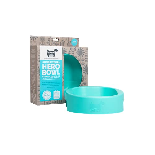 HOWND Sea Glass HERO Antimikrobielle, super hygienische Hundefutter- und Wassernapf, 18 cm, erhältlich in 5 Farben von HOWND