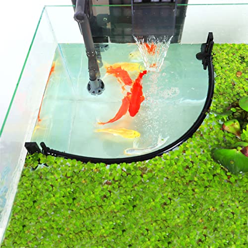 HOZOE Aquarium Schwimmpflanze Corral, Abfangen von Schwimmpflanzen von Filtern und Heizungen, Höhenverstellbar mit Wasserstand, kann für gerahmte und rahmenlose Aquarien verwendet werden (Stil 1) von HOZOE