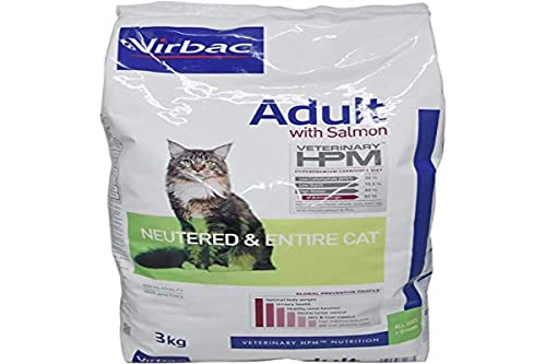 VIRBAC HPM Feline Adult NEUTERED Entire Salmon 3KG von Veterinary HPM Virbac