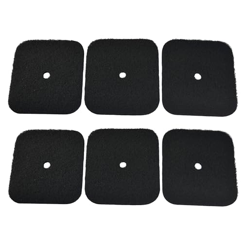 HQRP 6-Pack Replacement Carbon Filters Kompatibel mit Catit Hooded Cat Litter Pans 50685, 50700, 50701, 50702, 50722, 50695 & 50696 von HQRP