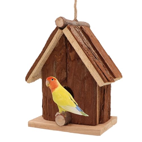 HRRIVE Vogelhäuser, Vogel-Hängehaus aus Holz von HRRIVE