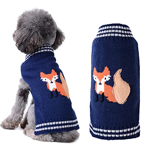 HRTTSY Weihnachten Hundepullover, Winter Warmer Hund Katze Pullover Kleidung Haustier Mantel Kostüm Welpenpullover Pullover Bekleidung für kleine mittelgroße Hunde Großer Hund Haustierpullover von HRTTSY