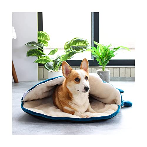 Haustierhäuser Shark-Shaped Kennel Kitten Bed All Seasons Tragbares Hundebett Warmes wasserdichtes Haustierbettkissen für Camping Wandern Cottage Strand Neu von HSHTTKL