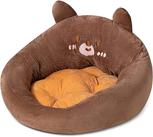 Haustierhäuser Super gemütliches Katzenbett, bequem, zu Allen Jahreszeiten, tragbar, Tieraussehen, Haustierbett, weich, rutschfest, warm, verbesserter Schlaf Neu von HSHTTKL