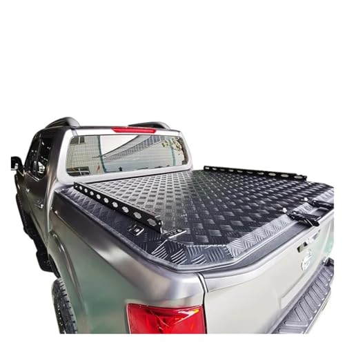 4x4 Auto Außenteile und Zubehör Einziehbare Ladefläche Aluminium Tonneau Cover Kompatibel for Ford Ranger Pickup von HTAQYU