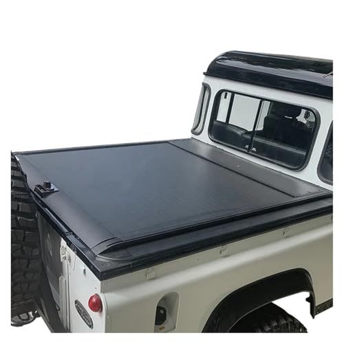 4x4 Pickup-Rollladenabdeckung Harte Aluminiumlegierung Harte einziehbare Tonneau-Abdeckungen Kompatibel for Land Cruiser 79/Kompatibel for Land Rover von HTAQYU