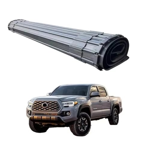 4x4 Zubehör Tonneau Cover Pickup Camper Hard Roll-up Bett Abdeckung for Accesorios para Kompatibel for Hilux Tacoma Tundra 2023 von HTAQYU