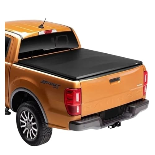 6 FT weiche dreifach gefaltete Laderaumabdeckung, kompatibel mit Ford Trunk, kompatibel mit F150 von HTAQYU