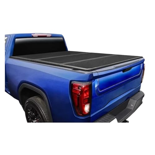 Dreifach Faltbare Ladeflächenabdeckung aus Aluminium, kompatibel mit GMC Silverado/Sierra 6,6 FT von HTAQYU