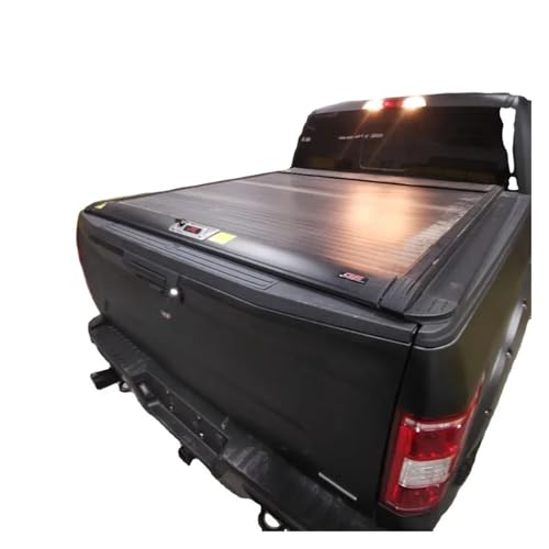 Harte Aluminium Versenkbare Pickup LKW Tonneau Bett Abdeckung Manuelle Roller Deckel Kompatibel for Ranger T6 T7 T8 von HTAQYU