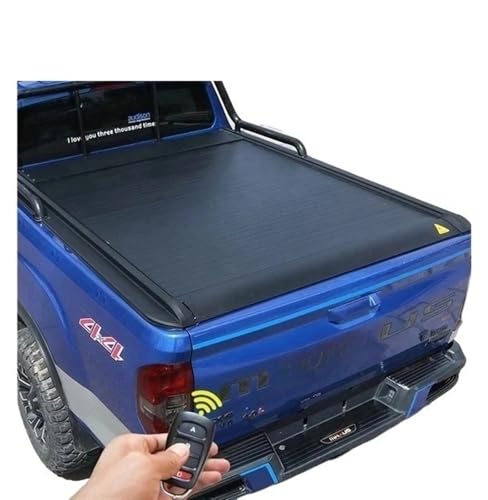 Kompatibel for MAXUS T60 T70 LDV MG Kompatibel for Chevrolet S10 MAX Pickup Truck Tonneau Bettabdeckung Heckklappe Aluminium Pickup Rollvorhang(Electric) von HTAQYU