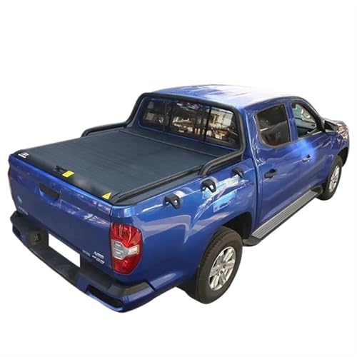 Kompatibel for MAXUS T60 T70 LDV MG Kompatibel for Chevrolet S10 MAX Pickup Truck Tonneau Bettabdeckung Heckklappe Aluminium Pickup Rollvorhang(Manual) von HTAQYU