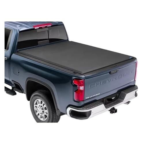 PVC-Softcover for LKW-Ladefläche, Laderaumabdeckung, Pickups, kompatibel mit Chevrolet Silverado 1500 F150 Colorado von HTAQYU