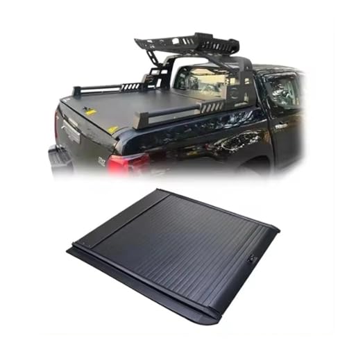 Versenkbare Aluminium-Pickup-Tonneau-Abdeckung, LKW-Ladefläche, Rollendeckel, Tonneau-Abdeckung, kompatibel for Mitsubishi-Triton/L200 von HTAQYU