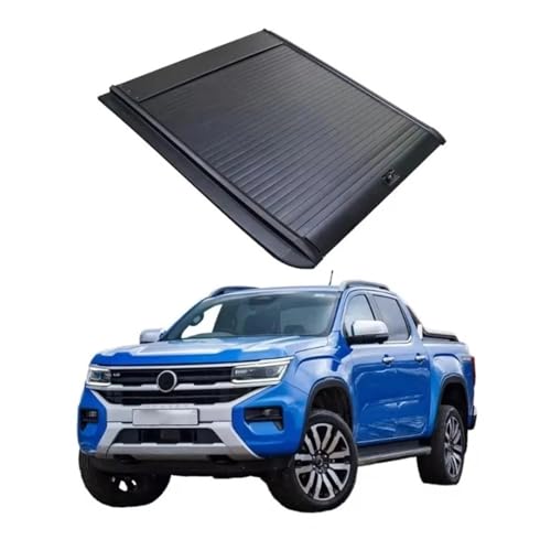 Versenkbare LKW Bett Abdeckung Pickup Tonneau Abdeckung Roller Deckel Aluminium Abdeckung Kompatibel for VW Amarok von HTAQYU