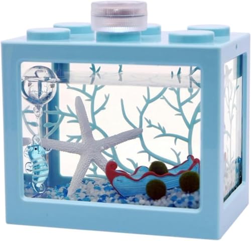 Aquarium-Tank für Aquarien mit Algenball-Landschafts-Aquarium, ökologisches Acryl-Aquarium-Tank, kleine Wasserpflanze, kleines Aquarium, Aquarium-Kit-Standard von HTDSVTD