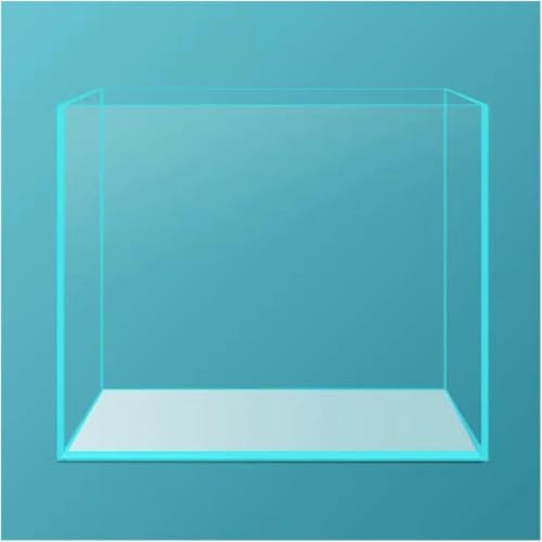 Aquarium Transparentes Glas Ökologisches Aquarium Fischaquarium Fischaquarium Quadratisches Desktop-Aquarium Mittelgroßes Aquarium Aquarium-Kit (Größe: G)-A von HTDSVTD