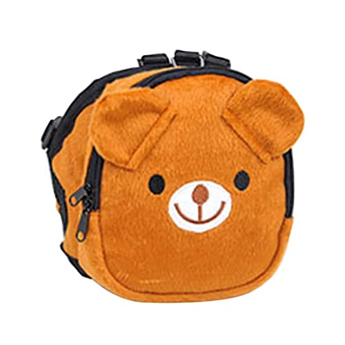 HUAJINGKEJI Haustier-Rucksack, Cartoon-Rucksack, Geschirr, Welpe, Hund, Tier, Rucksack, Satteltaschen für Outdoor-Training, Camping von HUAJINGKEJI