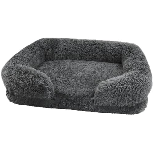 HUAJINGKEJI Kreatives Haustierbett, abnehmbares Kissen für Hunde und Katzen, weiches Plüsch, bequemes Sofa, mehrere Größen und Farben von HUAJINGKEJI