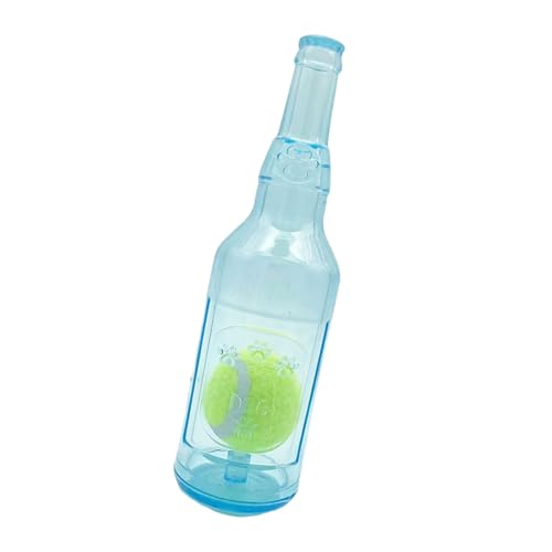 HUAJINGKEJI Pet Chew Toy Teething Toy Wine Bottle Toy with Tennis Molar Pet Chew for Tething Toy Reward Molar Toy for Puppy von HUAJINGKEJI