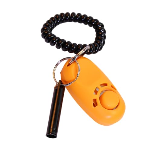 HUAJINGKEJI Pet Training Clickers mit Schlüsselanhänger Hundetraining Clickers Combo für Verhaltenstraining von HUAJINGKEJI