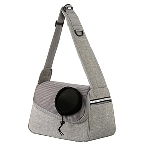 HUAJINGKEJI Strapazierfähige kationische Hundetasche, Schultertasche, Haustiertasche mit verstellbarem Gurt, atmungsaktiv, für Katzen und Hunde von HUAJINGKEJI