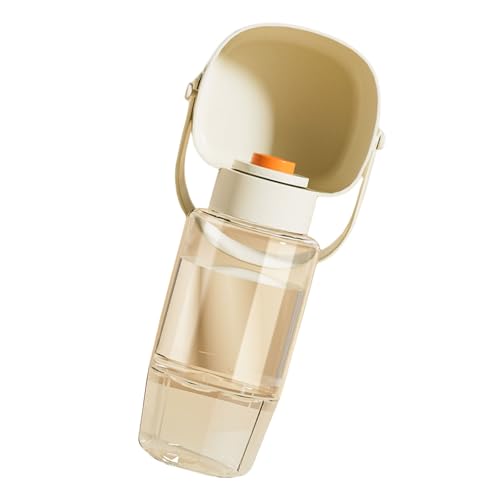 HUANGANG Pet Water Bottle Bowl Water Container Go Out Outdoor Trinkbecher 550ml Trinkspender Wasserbehälter von HUANGANG