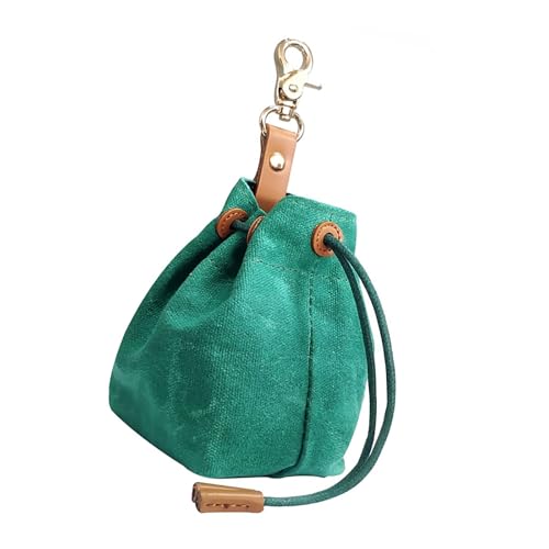 HUANGENG Leckerlibeutel für Hunde, Outdoor, Spaziergänge, Hundetrainingstaschen mit Kordelzug, Snack-Tasche für Reisen mit Hunden von HUANGENG