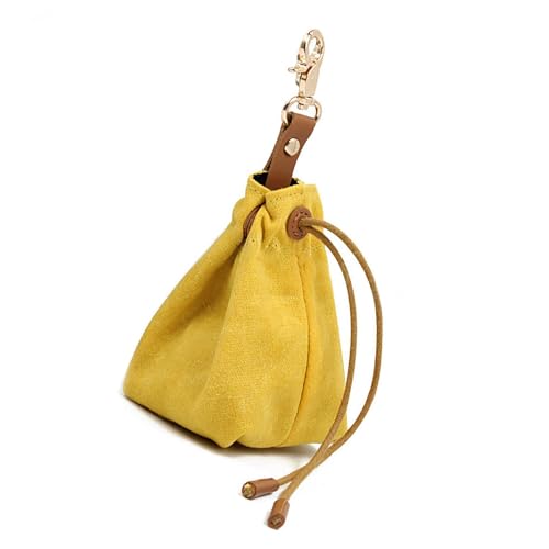 HUANGENG Leckerlibeutel für Hunde, Outdoor, Spaziergänge, Hundetrainingstaschen mit Kordelzug, Snack-Tasche für Reisen mit Hunden von HUANGENG