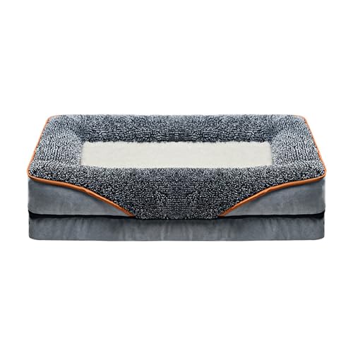 HUANGGG Haustierbett mit abnehmbarem Kissen, weicher Griff, schönes Bett, Hundekorb, Hundesofa, abnehmbares Kissennest von HUANGGG