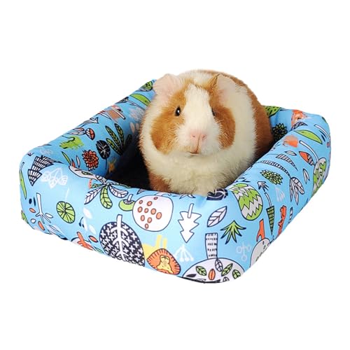 HUANGTNG Hamsterkissen Bett Kissen Kaninchen Spielzeug Weiche Pad Haus für Hamster für Rennmäuse Molar Spielzeug Bett von HUANGTNG