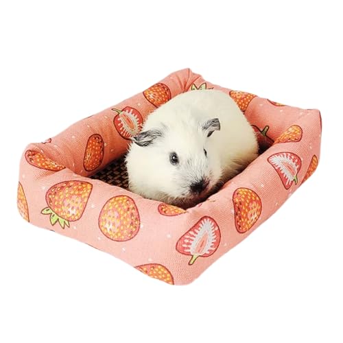 HUANGTNG Hamsterkissen Bett Kissen Kaninchen Spielzeug Weiche Pad Haus für Hamster für Rennmäuse Molar Spielzeug Bett von HUANGTNG