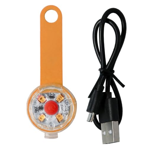 HUANGTNG Haustier-Licht für den Außenbereich, USB-aufladbar, Hundehalsband-Licht für Nachtlaufen, Camping, Hundehalsband, Lichtanhänger von HUANGTNG