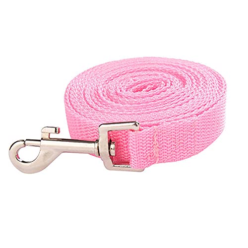 1,5 1,8 3 6 10 15 20 30 50M Solide Hundeleine für große Hunde Pet Welpe Walking Leine Big Dog Nylonseil Lange Leinen,Rosa,1,8 mx 2,0 cm von NC