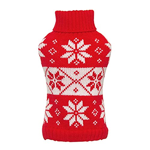 13 Styles Winter Classic Cat Hundekleidung Warmer Pullover Für Kleine Haustierkleidung Mantel Stricken Häkeltuch,5,M von HUANSUN