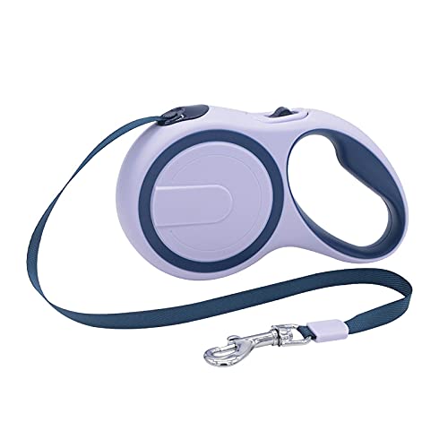 3M/5M Pet Retractable Leash Reflektierende Hundeleine für kleine mittelgroße Hunde,4Blau,5M von HUANSUN