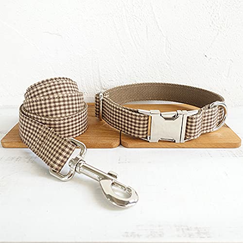 Cooles Basic Halsband für Hundehalsband 5 Größen,Hundehalsband-Leine-Set,M von HUANSUN