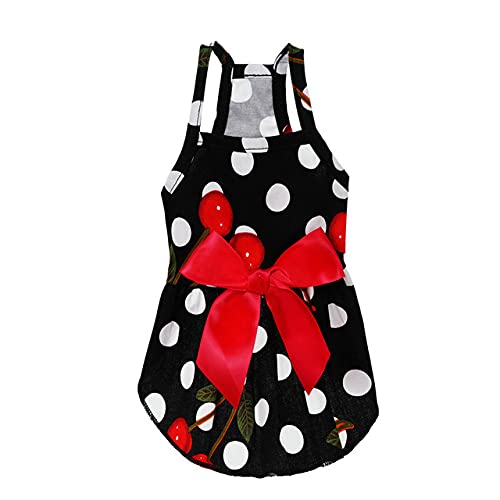 Floral Pet Kleidung Hundekleid für Hunde Sommer Prinzessin Hundekleider Kleidung für Hunde Röcke Pet Cat Dress,12,L von NC